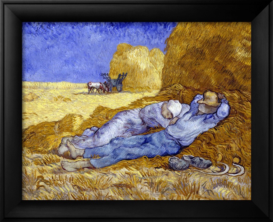 Midday Rest after Millet - Vincent Van Gogh Paintings